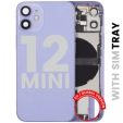 Apple iPhone 12 Mini Housing with Small Parts - Purple Pulled B