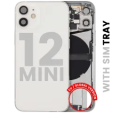 Apple iPhone 12 Mini Housing with Small Parts - White Pulled A