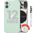 Apple iPhone 12 Mini Housing with Small Parts (No Charger Flex) - Green Pulled B