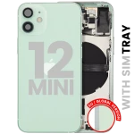 Apple iPhone 12 Mini Housing with Small Parts (No Charger Flex) - Green Pulled B