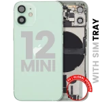 Apple iPhone 12 Mini Housing with Small Parts - Green Pulled A