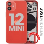 Apple iPhone 12 Mini Housing with Small Parts - Red Pulled A