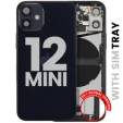 Apple iPhone 12 Mini Housing with Small Parts - Black Pulled B
