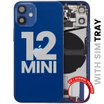 Apple iPhone 12 Mini Housing with Small Parts - Blue Pulled B
