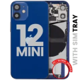 Apple iPhone 12 Mini Housing with Small Parts - Blue Pulled B