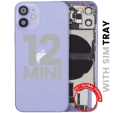 Apple iPhone 12 Mini Housing with Small Parts - Purple Pulled B
