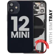 Apple iPhone 12 Mini Housing with Small Parts - Black Pulled C