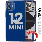 Apple iPhone 12 Mini Housing with Small Parts - Blue Pulled C