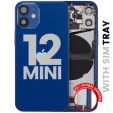 Apple iPhone 12 Mini Housing with Small Parts - Blue Pulled C
