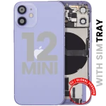 Apple iPhone 12 Mini Housing with Small Parts - Purple Pulled C