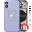 Apple iPhone 12 Mini Housing with Small Parts - Purple Pulled C