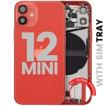 Apple iPhone 12 Mini Housing with Small Parts - Red Pulled C