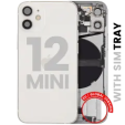 Apple iPhone 12 Mini Housing with Small Parts - White Pulled C