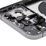 Apple iPhone 12 Pro Max Housing with Small Parts (No Charger Flex) - Graphite Pulled A