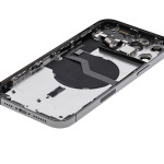 Apple iPhone 12 Pro Max Housing with Small Parts (No Charger Flex) - Graphite Pulled B