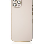 Apple iPhone 12 Pro Max Housing with Small Parts (No Charger Flex) - Gold Pulled B
