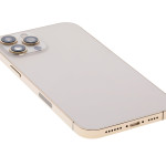 Apple iPhone 12 Pro Max Housing with Small Parts (No Charger Flex) - Gold Pulled B