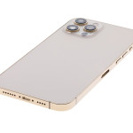 Apple iPhone 12 Pro Max Housing with Small Parts (No Charger Flex) - Gold Pulled B