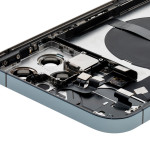 Apple iPhone 12 Pro Max Housing with Small Parts (No Charger Flex) - Pacific Blue Pulled C