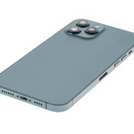 Apple iPhone 12 Pro Max Housing with Small Parts (No Charger Flex) - Pacific Blue Pulled C