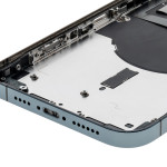 Apple iPhone 12 Pro Max Housing with Small Parts (No Charger Flex) - Pacific Blue Pulled C