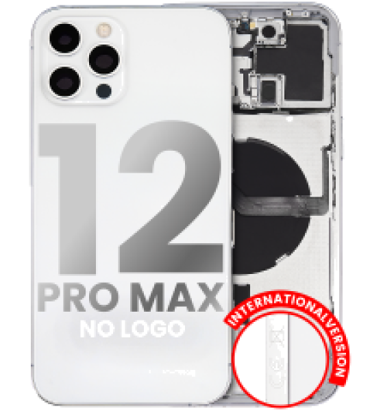Apple iPhone 12 Pro Max Housing with Small Parts - Silver Pulled
