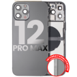 Apple iPhone 12 Pro Max Housing with Small Parts (No Charger Flex) - Graphite Pulled A