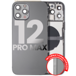 Apple iPhone 12 Pro Max Housing with Small Parts (No Charger Flex) - Graphite Pulled A