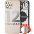 Apple iPhone 12 Pro Max Housing with Small Parts (No Charger Flex) - Gold Pulled B