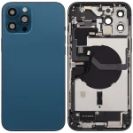 Apple iPhone 12 Pro Max Housing with Small Parts - Pacific Blue Pulled C