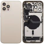 Apple iPhone 12 Pro Max Housing with Small Parts - Gold Pulled B