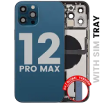 Apple iPhone 12 Pro Max Housing with Small Parts - Pacific Blue Pulled A