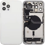 Apple iPhone 12 Pro Max Housing with Small Parts - Silver Pulled A