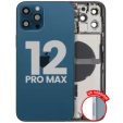 Apple iPhone 12 Pro Max Housing with Small Parts (No Charger Flex) - Pacific Blue Pulled C