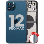 Apple iPhone 12 Pro Max Housing with Small Parts (No Charger Flex) - Pacific Blue Pulled C