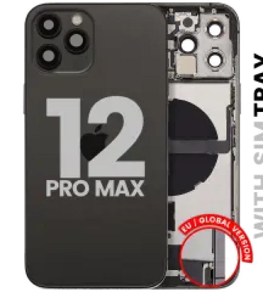 Apple iPhone 12 Pro Max Housing with Small Parts - Graphite Pulled A