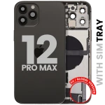 Apple iPhone 12 Pro Max Housing with Small Parts - Graphite Pulled A