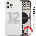 Apple iPhone 12 Pro Max Housing with Small Parts - Silver Pulled A