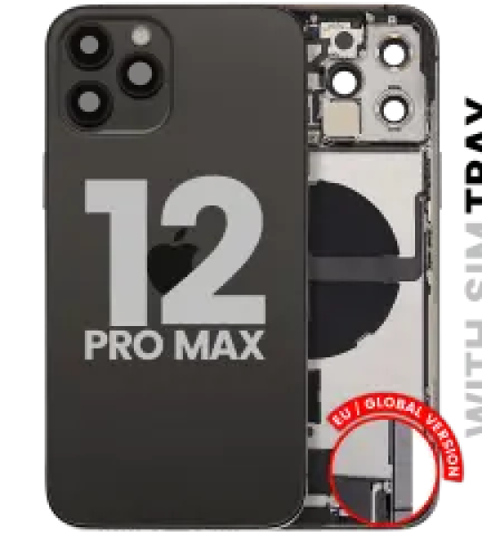 Apple iPhone 12 Pro Max Housing with Small Parts - Graphite Pulled B