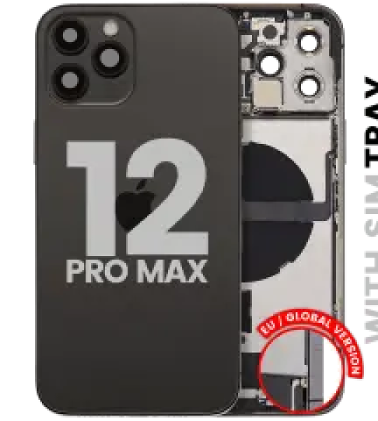 Apple iPhone 12 Pro Max Housing with Small Parts - Graphite Pulled C