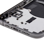 Apple iPhone 12 Pro Housing with Small Parts (No Charger Flex) - Graphite Pulled C