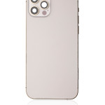 Apple iPhone 12 Pro Housing with Small Parts (No Charger Flex) - Gold Pulled B