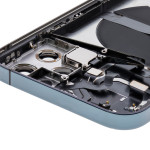 Apple iPhone 12 Pro Housing with Small Parts (No Charger Flex) - Pacific Blue Pulled C