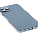 Apple iPhone 12 Pro Housing with Small Parts (No Charger Flex) - Pacific Blue Pulled C