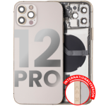 Apple iPhone 12 Pro Housing with Small Parts (No Charger Flex) - Gold Pulled B
