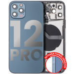 Apple iPhone 12 Pro Housing with Small Parts (No Charger Flex) - Pacific Blue Pulled C