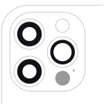 Apple iPhone 12 Pro Back Camera Lens 3 Piece Set OEM-Equivalent