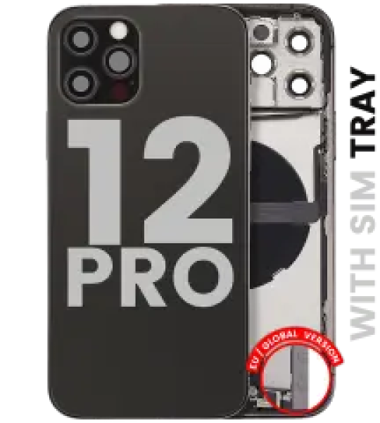 Apple iPhone 12 Pro Housing with Small Parts - Graphite Pulled B