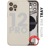 Apple iPhone 12 Pro Housing with Small Parts - Gold Pulled A