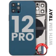Apple iPhone 12 Pro Housing with Small Parts - Pacific Blue Pulled B